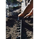 Lawn Edging 4.5 cm x 100 cm black-2