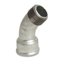 Threaded Fitting Malleable Cast Iron Elbow 45° 1/4" Female x 1/4" Male-1