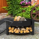 Fire Bowl "MONTANA" 80 cm - made of natural steel-4