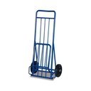 Parcel Roller 150 kg with foldable shovel pneumatic tires 490 x 635 x 1025 mm-0