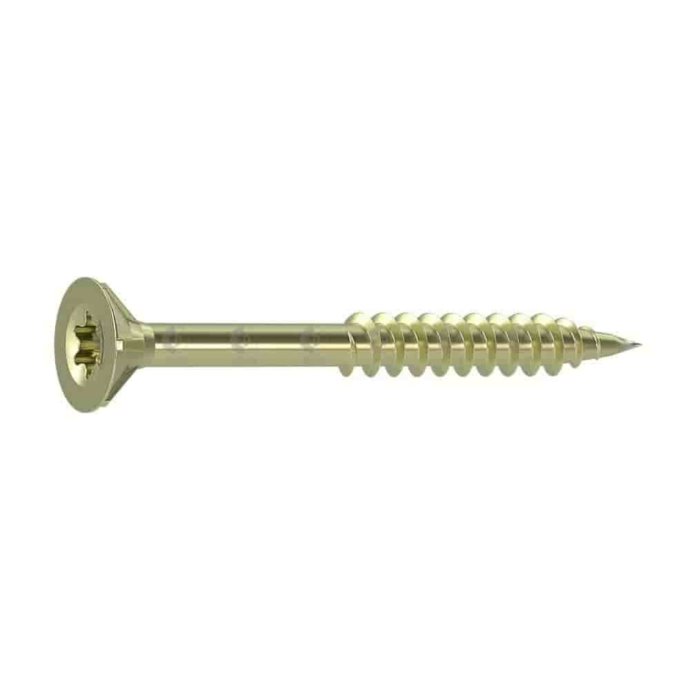 Chipboard screws 3.0 x 45 mm 1000 pieces with I-star, countersunk head, partial thread and milling ribs under the head-1