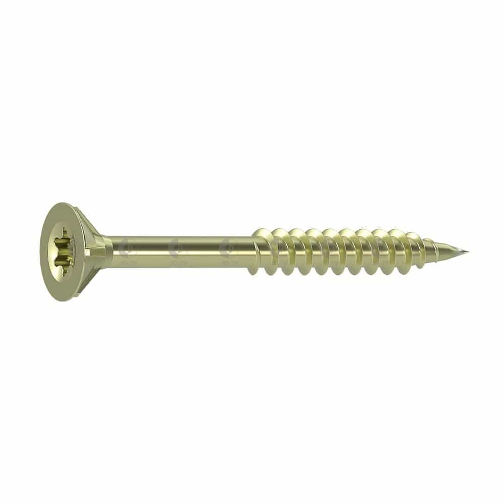 Chipboard screws 4.5 x 70 mm 200 pieces with I-star, countersunk head, partial thread and milling ribs under the head-1