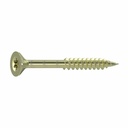 Chipboard screws 4.5 x 80 mm 200 pieces with I-star, countersunk head, partial thread and milling ribs under the head-1