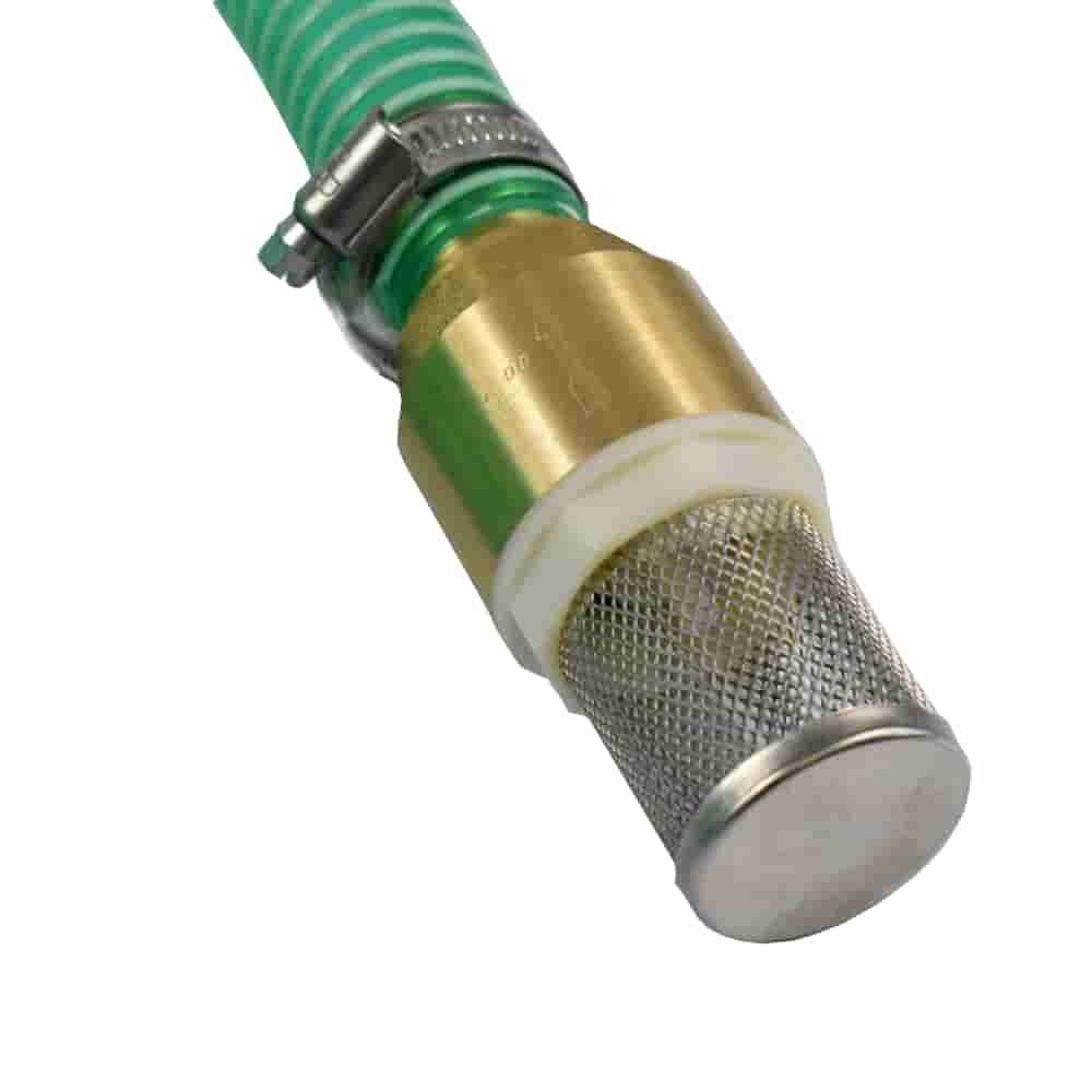 1"/25mm suction + pressure hose with suction strainer, check valve + quick coupling 10m-2