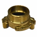 Brass T-Piece 3x1" Female Thread + 3x Brass Threaded Piece 1" Male Thread-2