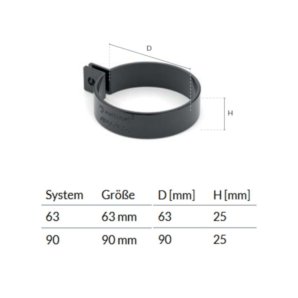 Bracket (PVC) graphite System 90-0