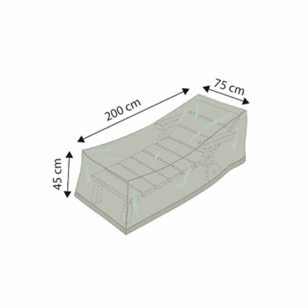 Protective Cover Deluxe Lounger, approx. 200x75x45-0