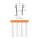 Replacement Lip Seal DN/OD 40 (HT Safe)-1