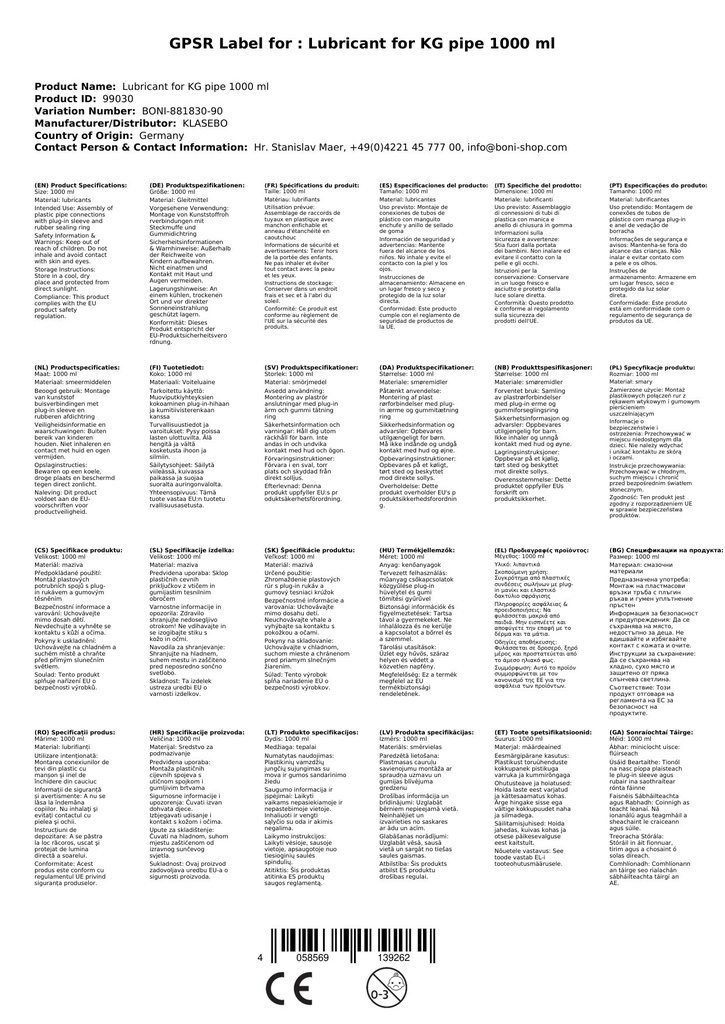 Lubricant for KG Pipe 1000 ml-0