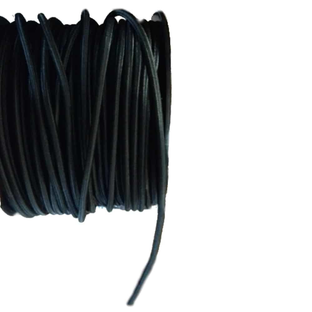 Elastic Cord 6 mm Black PP Sheathing-1