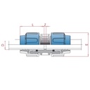 PP PE Pipe Fitting Coupling Sleeve 20 x 20-0