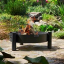 Fire Bowl "HAITI" 60 cm - made of natural steel-2