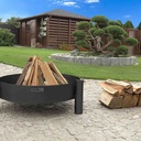 Fire Bowl "HAITI" 70 cm - made of natural steel-0