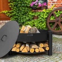 Fire Bowl "MONTANA" 70 cm - made of natural steel-3