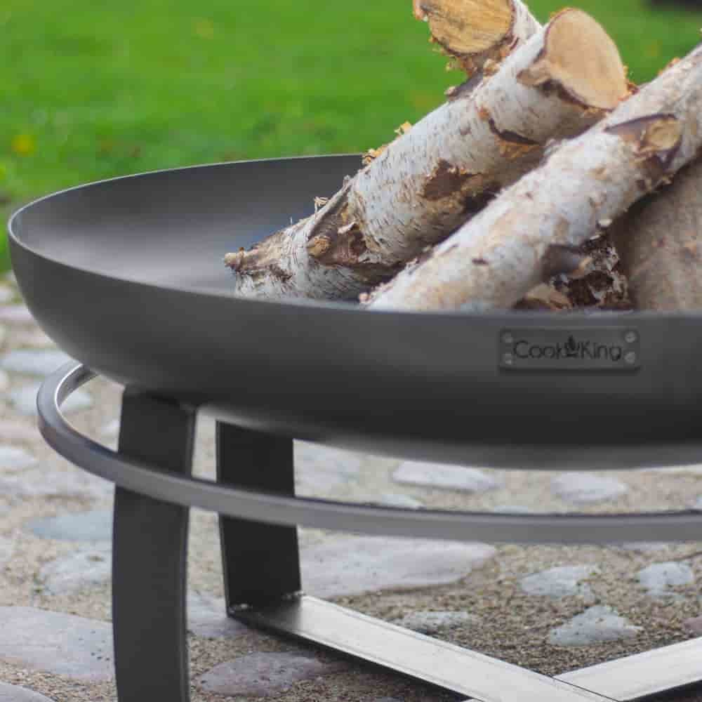 Fire Bowl "VIKING" 80 cm - made of natural steel-1