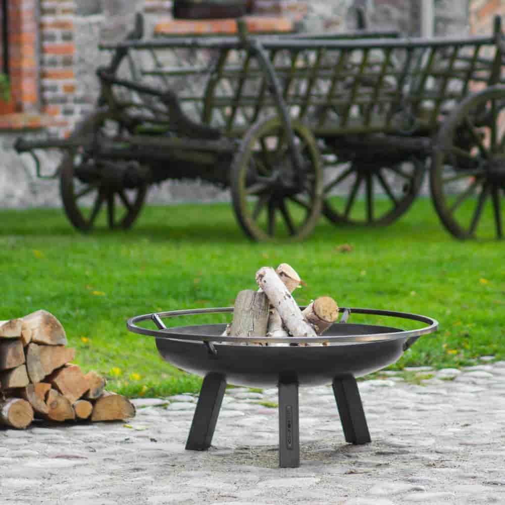 Fire Bowl "PORTO" 60 cm - made of natural steel-0