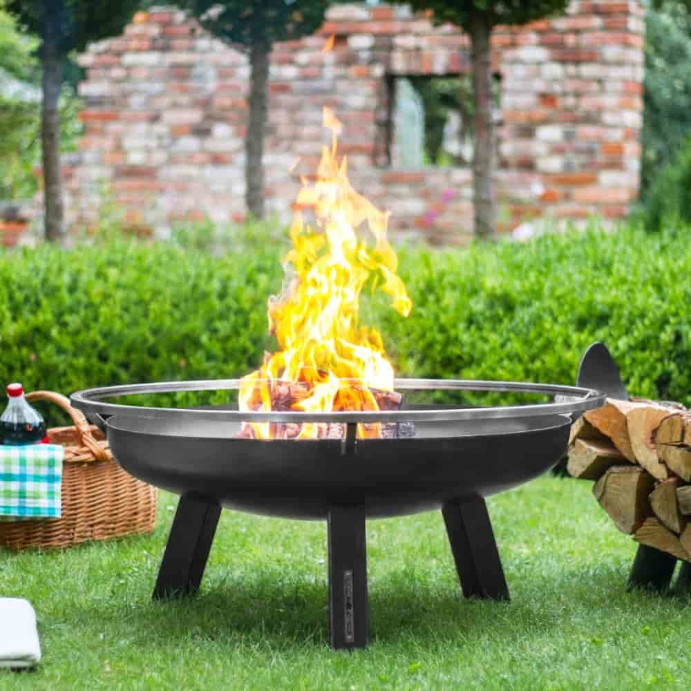 Fire Bowl "PORTO" 60 cm - made of natural steel-1