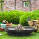 Fire Bowl "DUBAI" 60 cm - made of natural steel-0