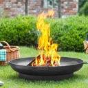 Fire Bowl "DUBAI" 60 cm - made of natural steel-1