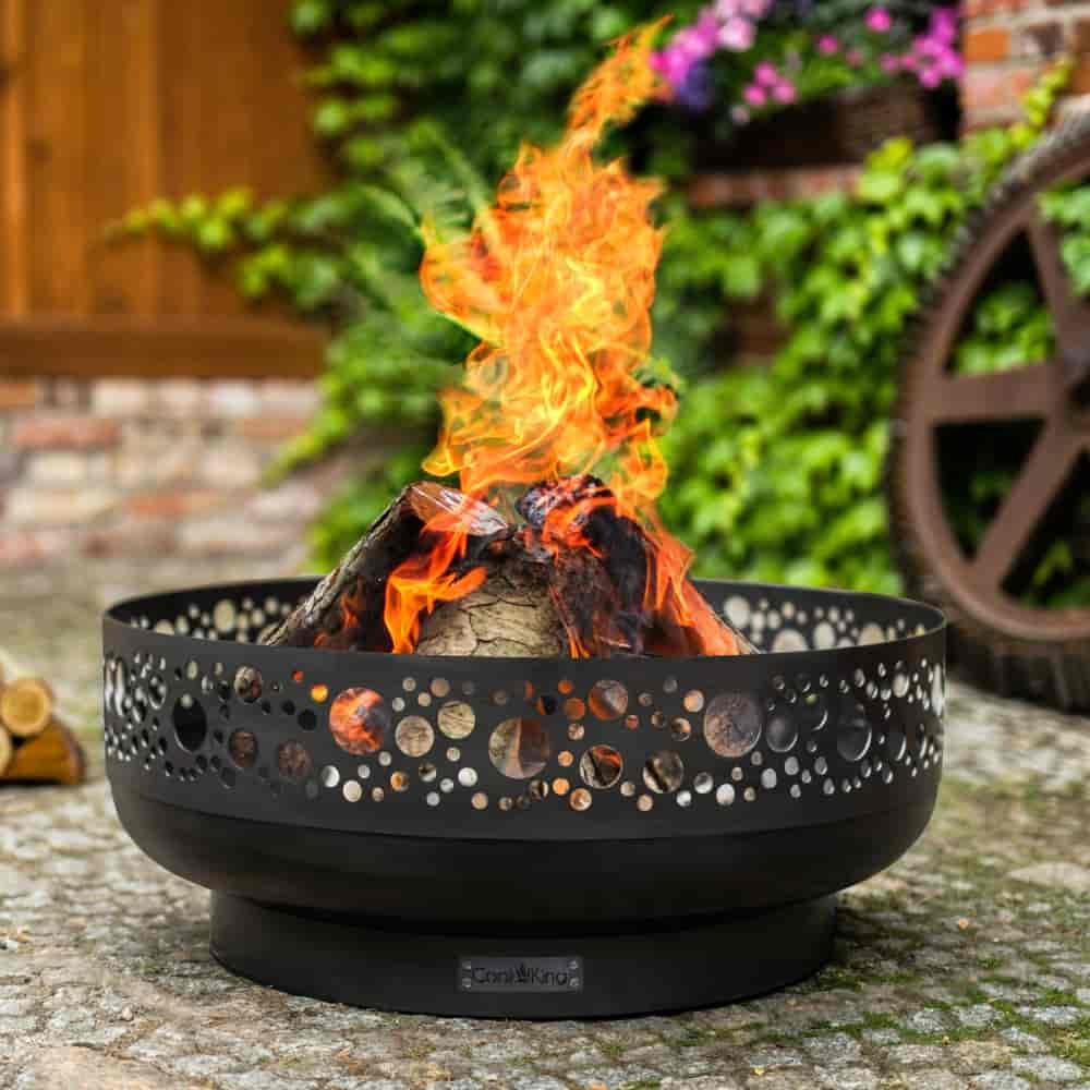 Fire Bowl "BOSTON" 80 cm - made of natural steel-0