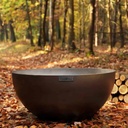 Fire Bowl Premium Deep "DALLAS" 85 cm - Made of Natural Steel-0