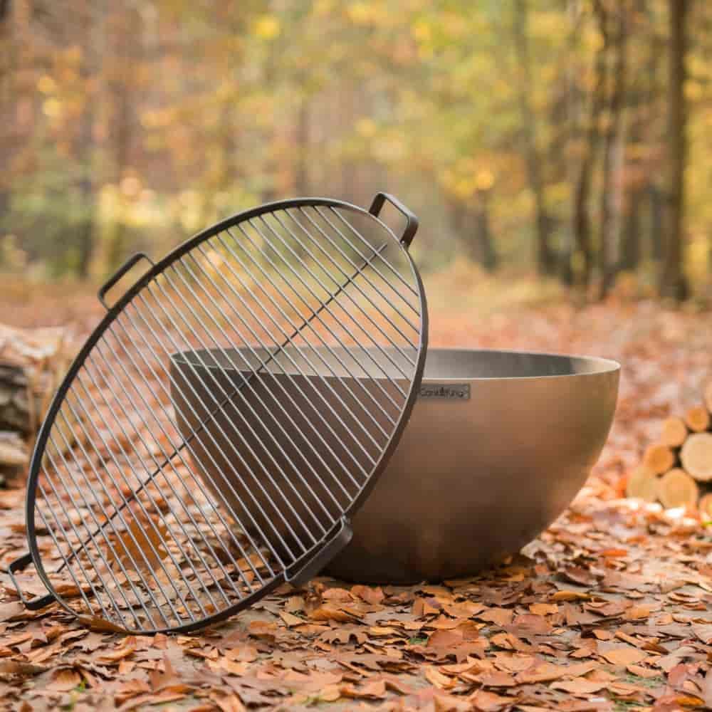 Fire Bowl Premium Deep "DALLAS" 85 cm - Made of Natural Steel-3