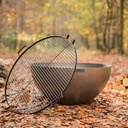 Fire Bowl Premium Deep "DALLAS" 85 cm - Made of Natural Steel-3