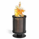 Fire basket for Swedish torch „DAKAR“ - made of natural steel-0