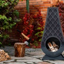 Garden Fireplace "ANKARA" - made of Natural Steel-1