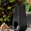 Garden Fireplace "AVANGARDO" - made of Natural Steel-1