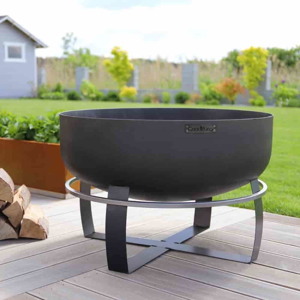 Fire Bowl XXL “VIKING” 80 cm - made of natural steel-1