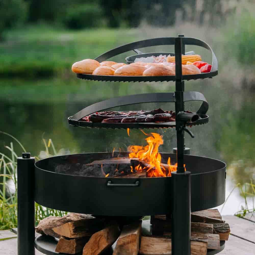 Pan 50 cm made of natural steel for fire bowls "MONTANA X" and "BANDITO"-2