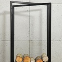 Firewood Rack "LUIS" - made of natural steel-0