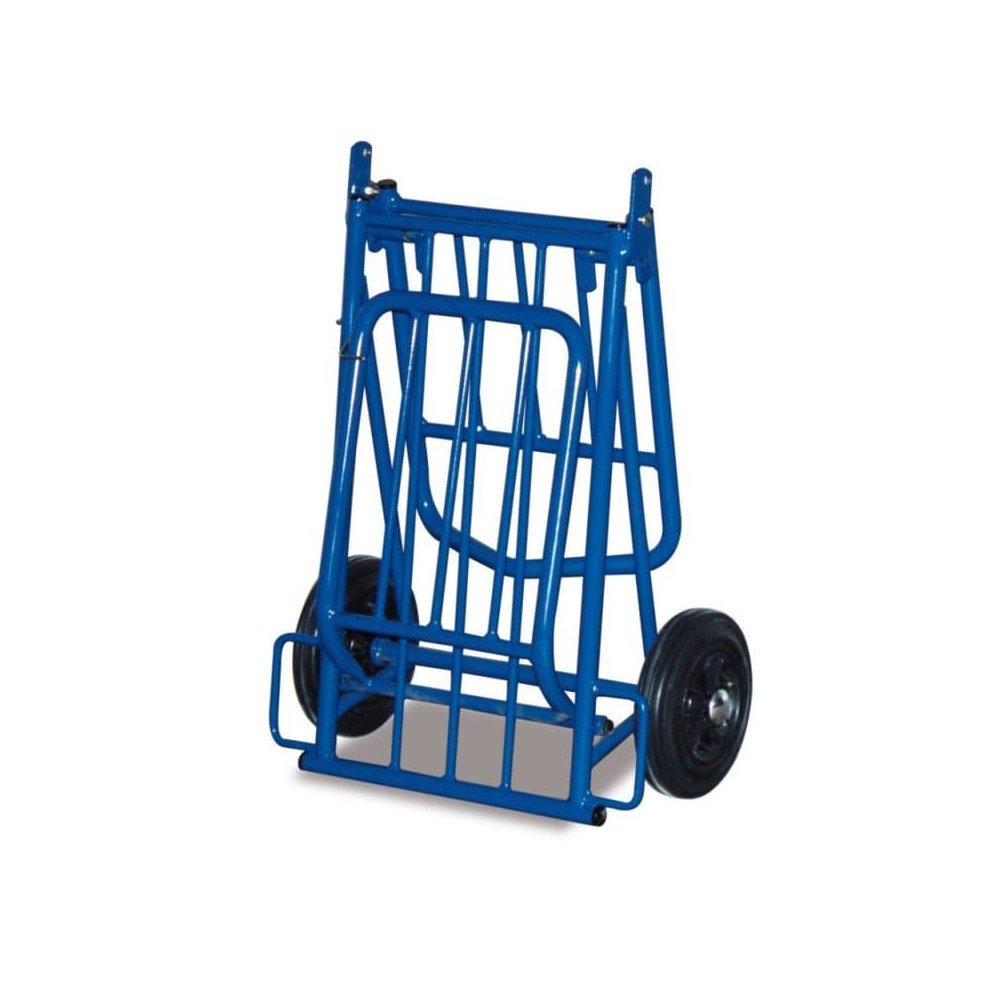 Parcel cart 100 kg foldable twice thermoplastic rubber tires 475 x 625 x 1025 mm-0