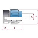 PP PE Pipe Fitting End Cap 40-0