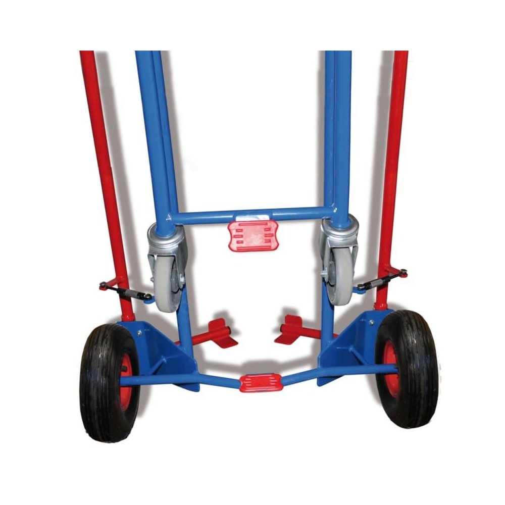 Telescopic Tire Cart 200 kg Load Capacity Pneumatic Tires-2