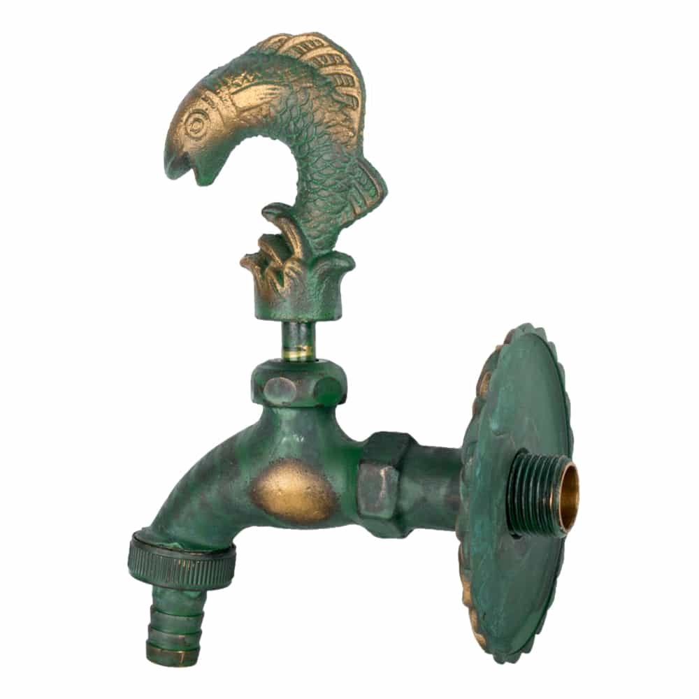 Nostalgia Outlet Valve Fish Patinated 1/2"-0