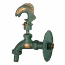 Nostalgia Outlet Valve Fish Patinated 1/2"-0