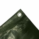 210g/m² Tarpaulin 4x5m green (20m²)-0