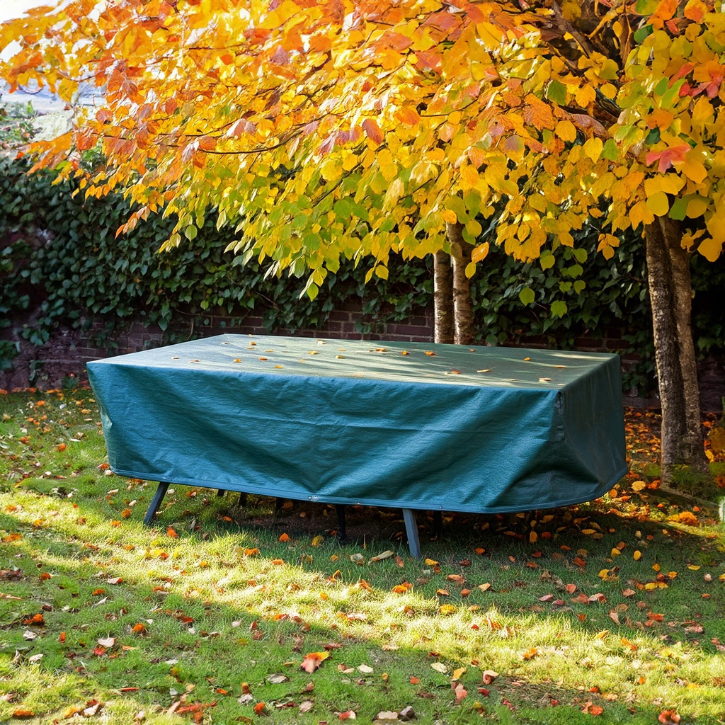 210g/m² Cover Tarpaulin 10x16m green (160m²)-7