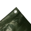 210g/m² Cover Tarpaulin 1.5 x 6m green (9m²)-1