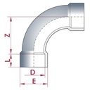 PVC-U 90°Elbow 32 mm PN16-0