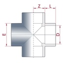 PVC - U Cross Coupling 25 mm PN16-0