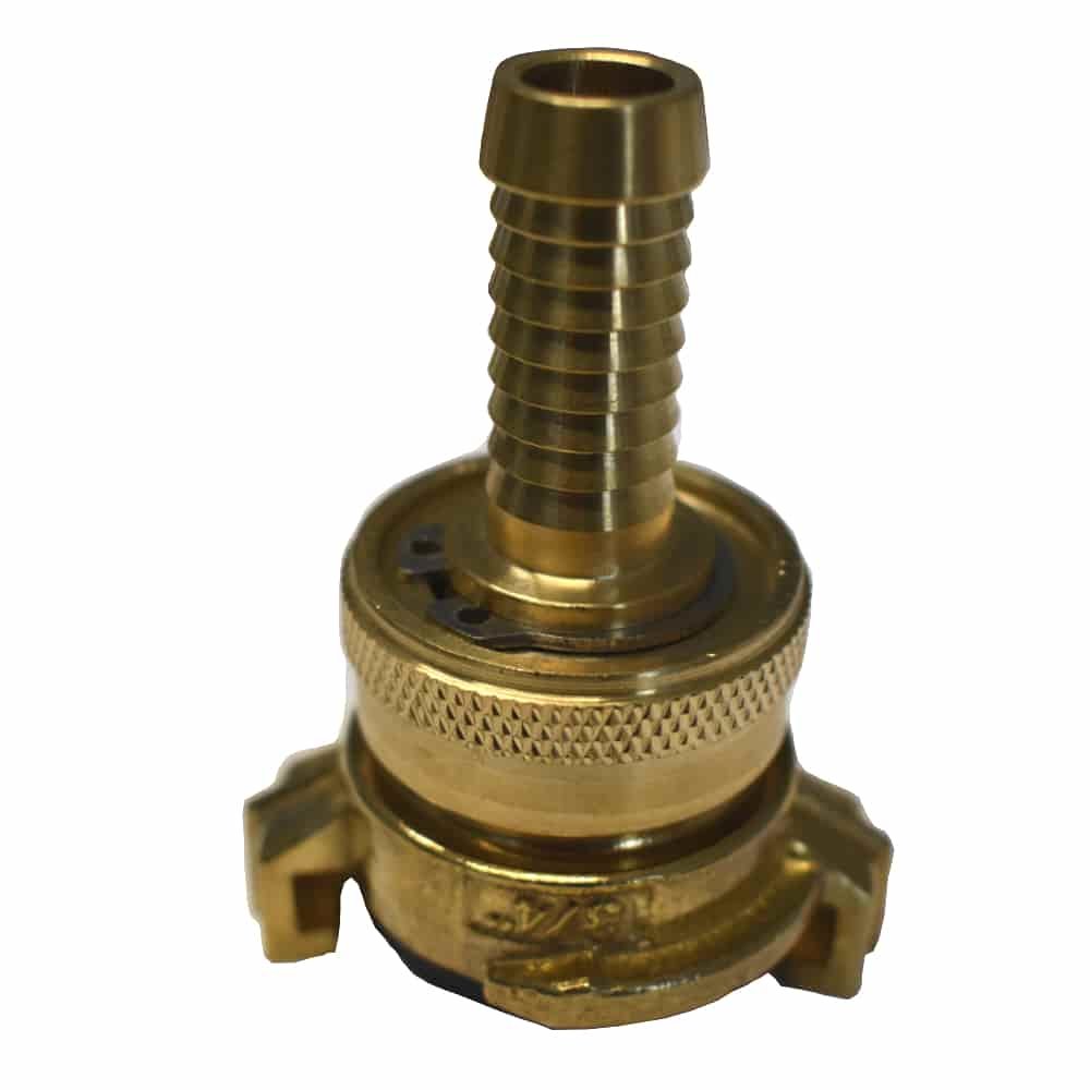 Brass Suction Coupling with Locknut 1/2" Inch-0