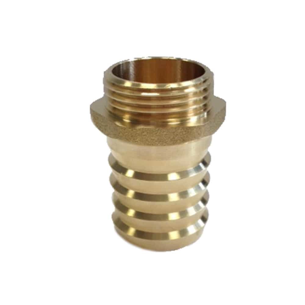 Hose Connector Brass 1" AG - 19 mm-0