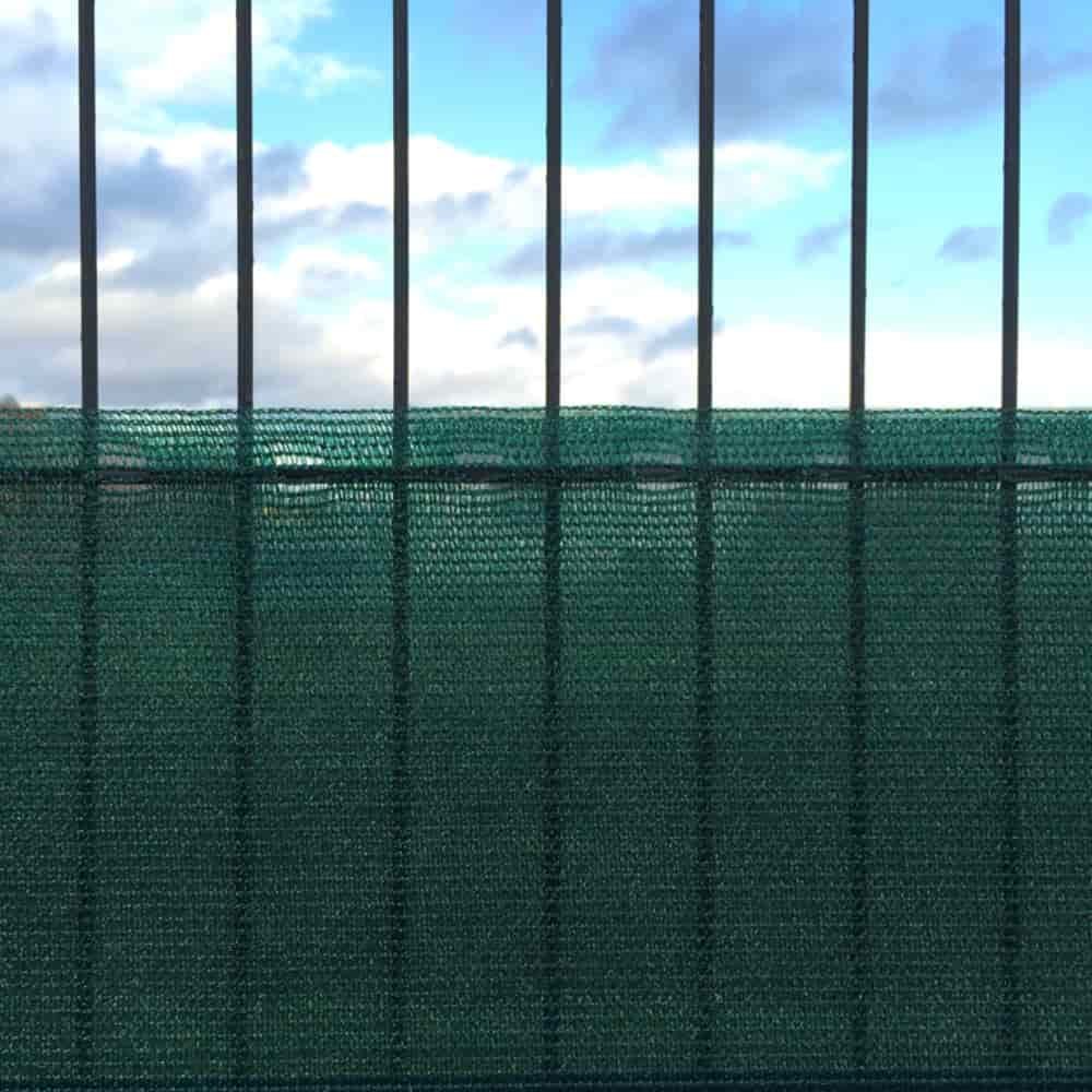 Wind and Privacy Screen Netting including Fastening Material 2 m Width x 50 Meters Green Cord-2