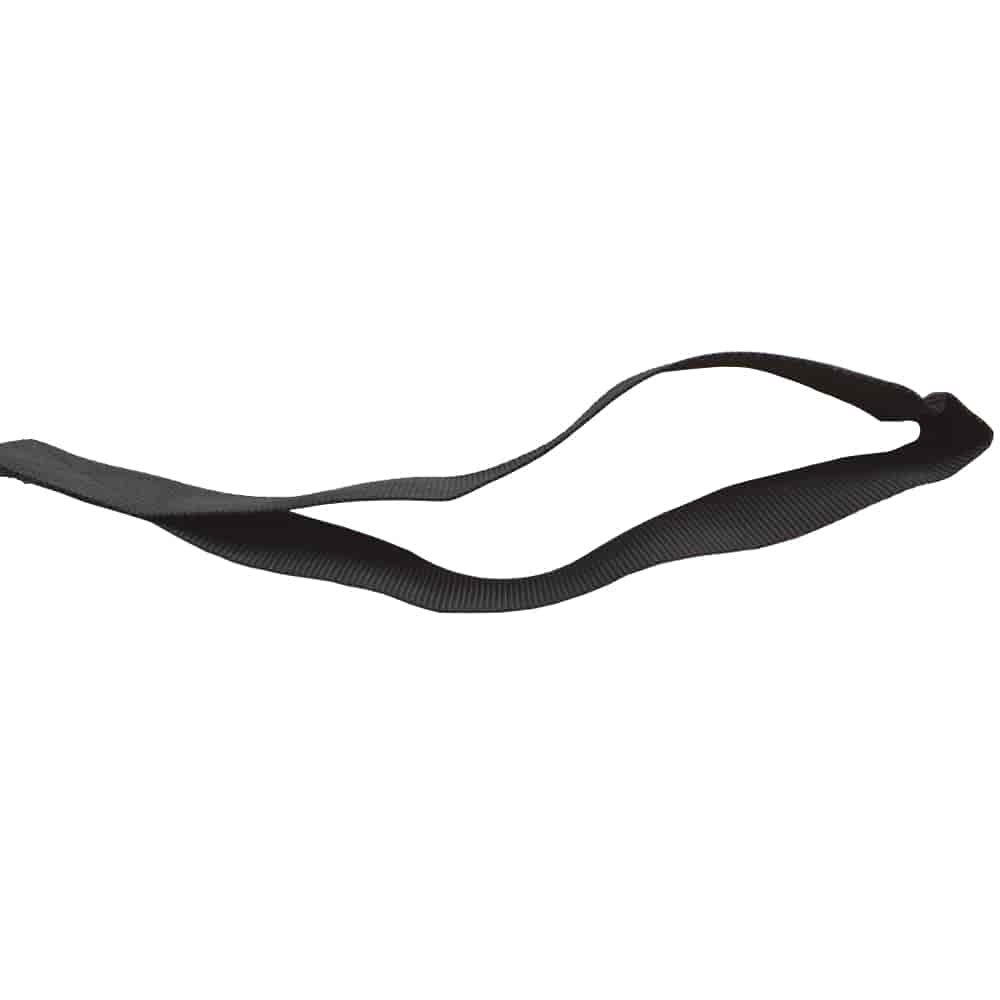 10m Strap with Loops, Black 6cm Wide-1