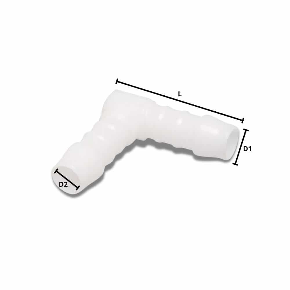 Hose Connector Plastic Elbow 90° 25 mm-0