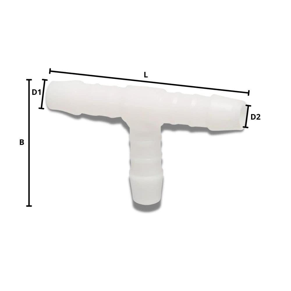 Hose Connector Plastic T-Piece 15 mm-0