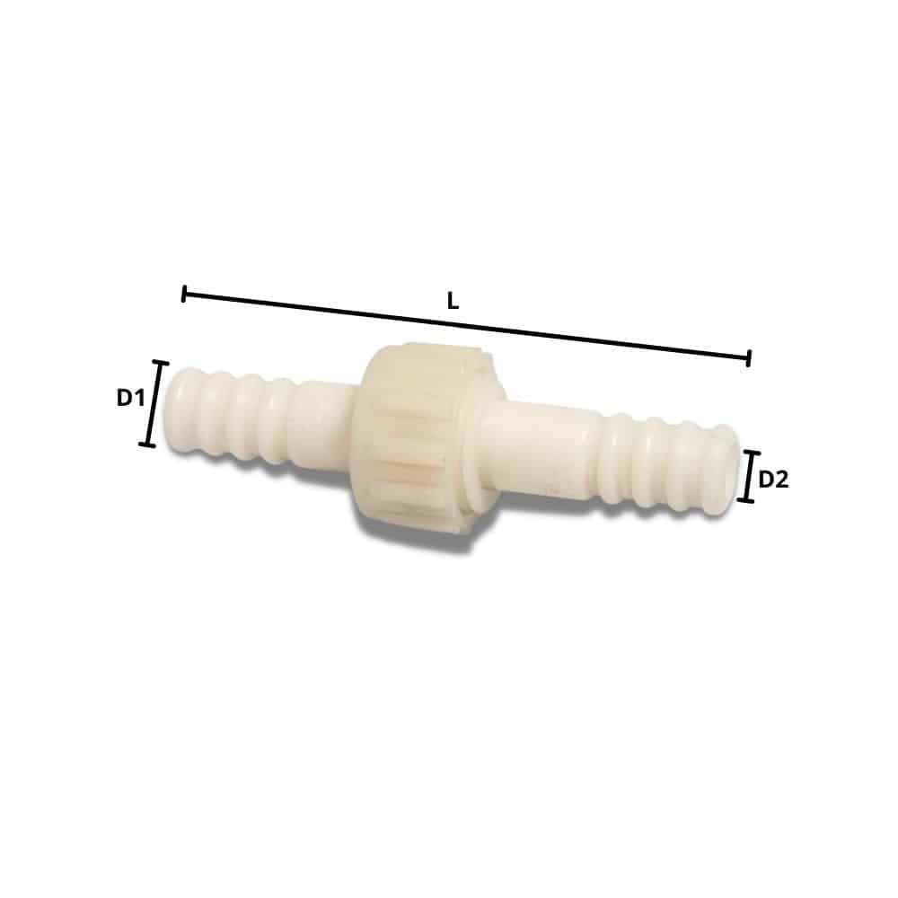 Hose Connector Plastic 3/3 Coupling Nozzle 13 mm-0